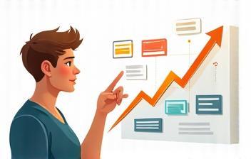 Person looking at a career path diagram